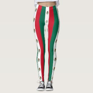 Leggings Légendes avec drapeau du Mexique