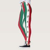 Leggings Légendes avec drapeau du Mexique (Gauche)