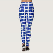 Leggings Légendes avec drapeau du Québec, Canada (Dos)