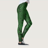 Leggings Légendes avec motif de serpent vert foncé (Droite)