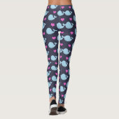 Leggings Légendes baleines et coeurs (Dos)