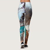 Leggings légendes bleues de l'océan (Dos)