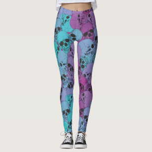 Leggings Légendes crâniennes brillantes