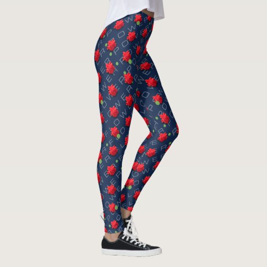 Leggings Légendes d'alimentation de fleurs (Droite)