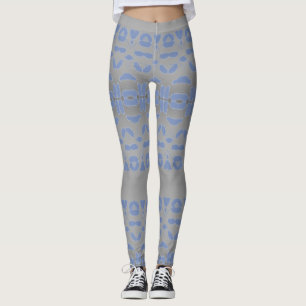Leggings Légendes Dames Grises Et Bleues