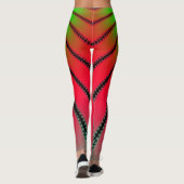 Leggings Légendes dans le style de pastèque spatiale (Dos)