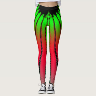Leggings Légendes dans le style de pastèque spatiale