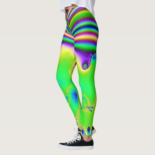 Leggings Légendes dans un style arc-en-ciel amusant (Gauche)