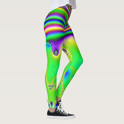 Leggings Légendes dans un style arc-en-ciel amusant (Droite)