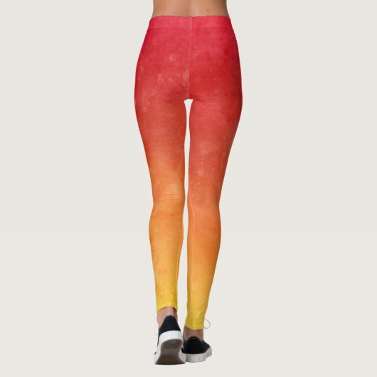 Leggings Légendes d'aquarelle Ombre (Dos)