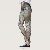 Leggings Légendes d'aquarelle pour les femmes de la mode (Gauche)