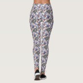 Leggings Légendes d'aquarelle violet/gris/bronze (Dos)