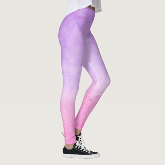 Leggings Légendes d'aquarelle violette (Droite)