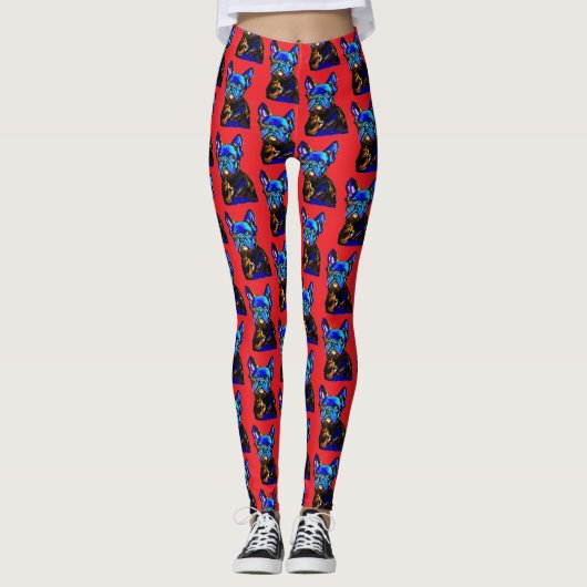 Leggings Légendes de Bulldog (Devant)