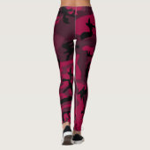 Leggings Légendes de camo rose (Dos)