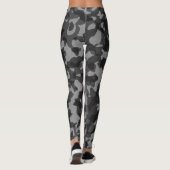 Leggings Légendes de camouflage noir/gris (Dos)