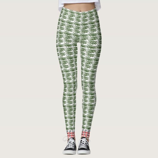 Leggings Légendes de Capri d'herbe verte tendance (Devant)