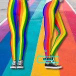 Leggings Légendes de célébration de fierté<br><div class="desc">Montrez votre soutien à la diversité dans le style avec ces leggings montrant les couleurs arc-en-ciel et le mot personnalisable "Pride". Le drapeau arc-en-ciel a été créé en 1978 comme symbole de la communauté gay par l'artiste Gilbert Baker. Les différentes couleurs sont souvent associées à la "diversité" dans la communauté...</div>