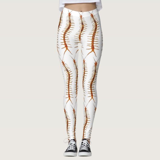 Leggings Légendes de centipède Déplaisantes  (Devant)