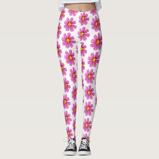 Leggings Légendes de chimie des fleurs (Devant)
