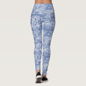 Leggings Légendes de circuit (blanc) (Dos)