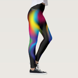 Leggings Légendes de conception fractale arc-en-ciel