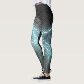 Leggings Légendes de conditionnement Flash Lightning bleu (Gauche)