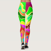 Leggings Légendes de couleurs vives (Dos)