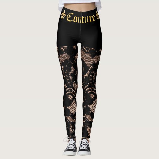 Leggings Légendes de Couture Risque (Devant)