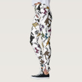 Leggings Légendes de dessin de chat (Gauche)
