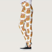 Leggings Légendes de dessin de la face de tigre (Gauche)