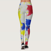 Leggings Légendes de femmes peintes (Dos)