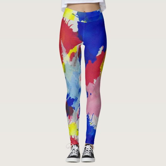 Leggings Légendes de femmes peintes (Devant)