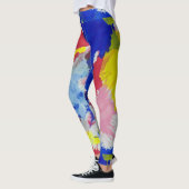 Leggings Légendes de femmes peintes (Gauche)