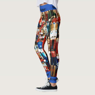 Leggings Légendes de fêtards et feux de Noël