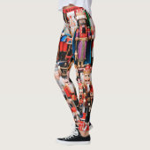 Leggings Légendes de fêtards et feux de Noël (Gauche)