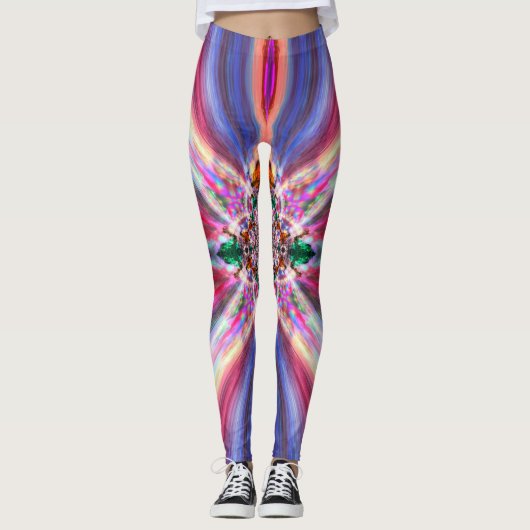 Leggings Légendes de feu étincelantes (Devant)
