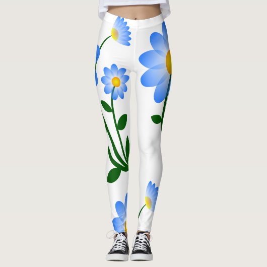 Leggings Légendes de fleurs (Devant)