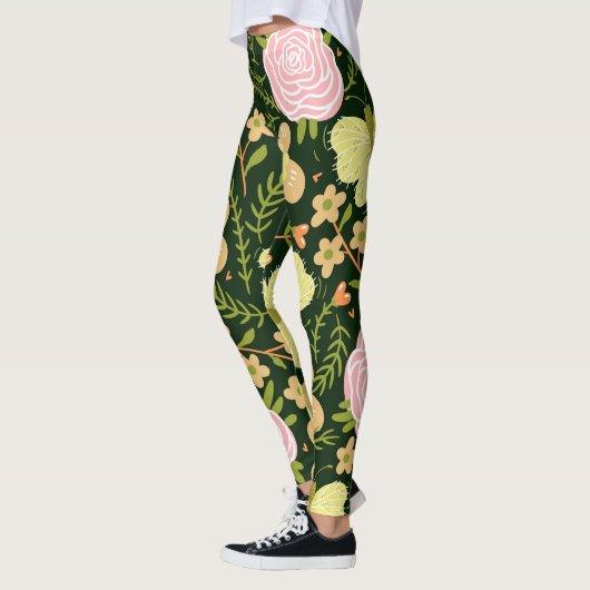 Leggings Légendes de fleurs (Gauche)