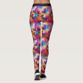 Leggings Légendes de fleurs (Dos)