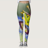 Leggings Légendes de Fleurs de Passion - Grandes Légendes d (Devant)