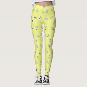 Leggings Légendes de fleurs de périphérie