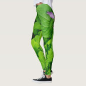 Leggings Légendes de fleurs de Trillium rose (Gauche)