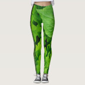 Leggings Légendes de fleurs de Trillium rose (Devant)
