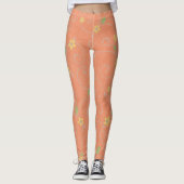 Leggings Légendes de fleurs mignonnes (Devant)