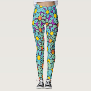 Leggings Légendes de flûtes de fleurs
