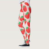 Leggings Légendes de fraises cuites (Gauche)