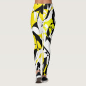 Leggings Légendes de géométrie d'art Abstrait (Dos)