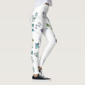 Leggings Légendes de grandes fleurs (Droite)