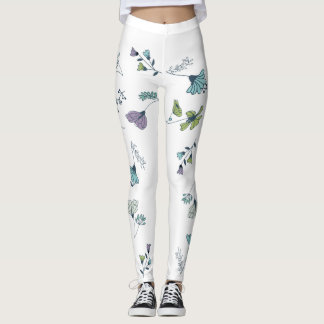 Leggings Légendes de grandes fleurs